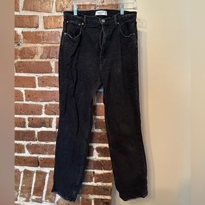 Abercrombie & Fitch Ankle Straight Ultra High Rise Jeans